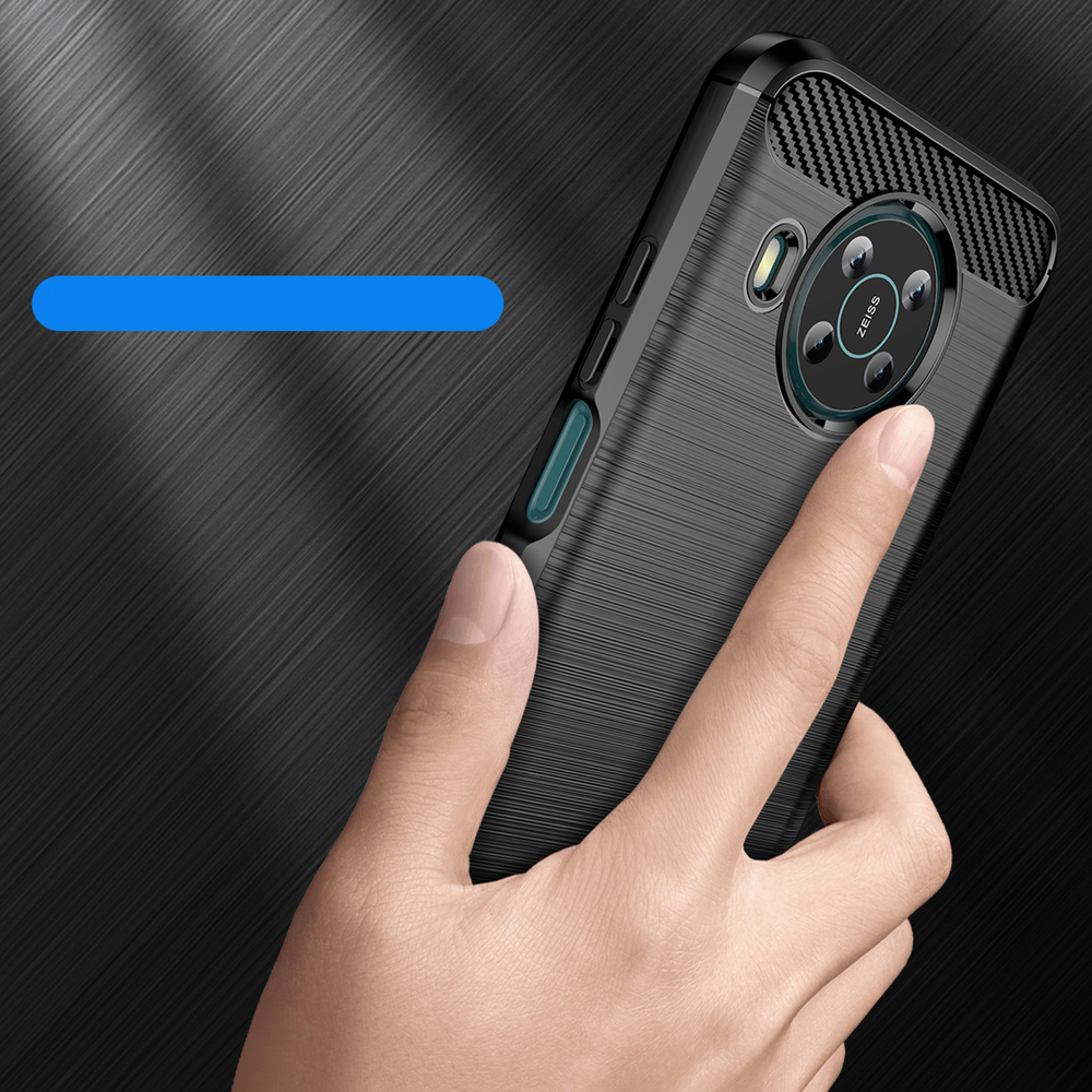 Carbon Case Flexible dangtelis Nokia X100 juodas