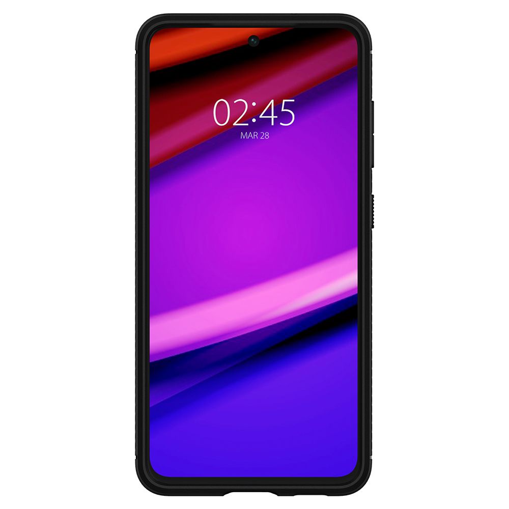 Dėklas Spigen Rugged Armor Galaxy S21 FE, matinis juodas