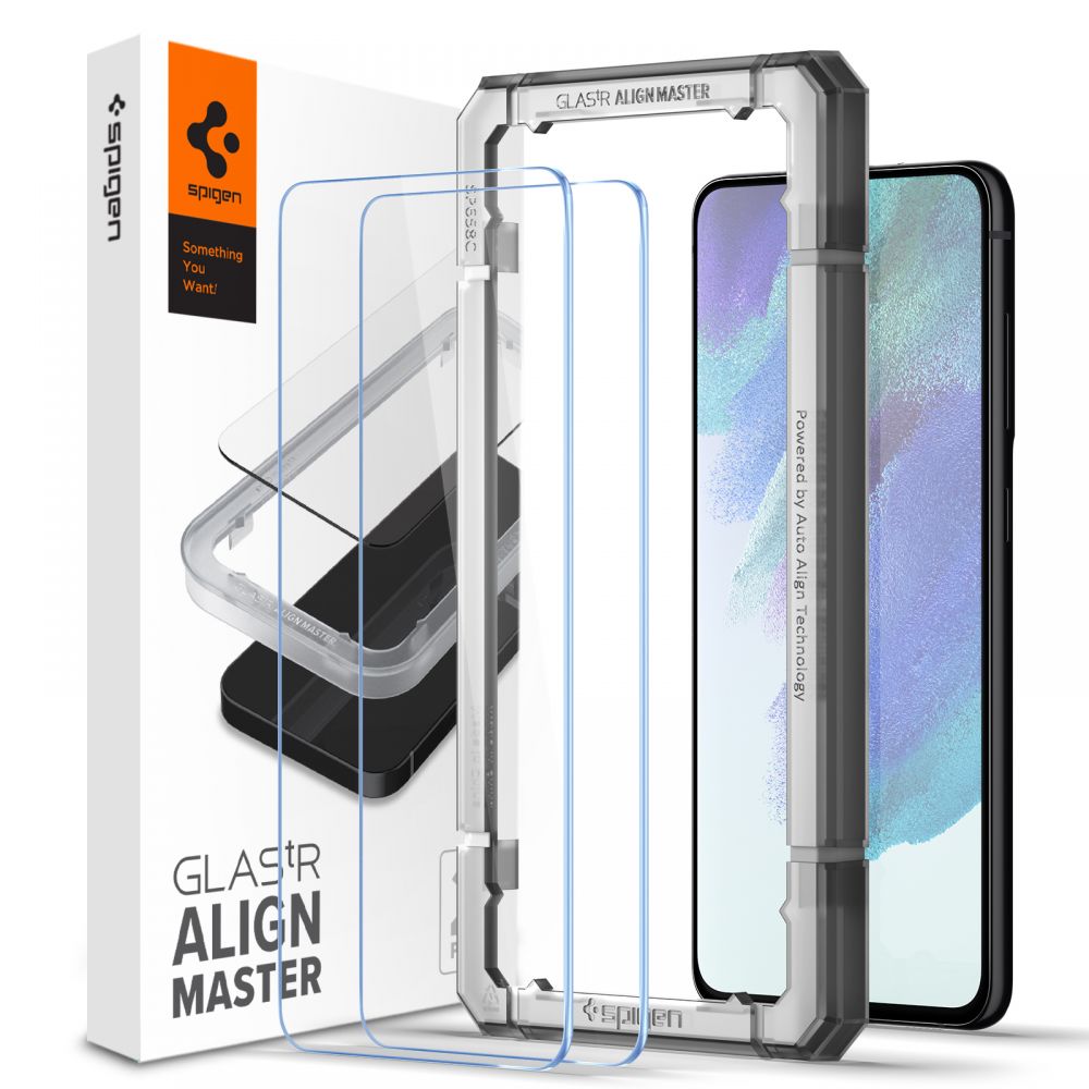Apsauginis stiklas Spigen Glas.tR AlignMaster, 2 vnt., Galaxy S21 FE