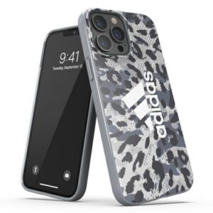 Adidas Leopard dėklas iPhone 13/13 Pro – pilkas