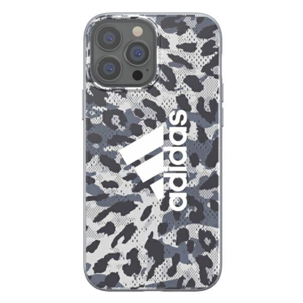 Adidas Leopard dėklas iPhone 13/13 Pro – pilkas