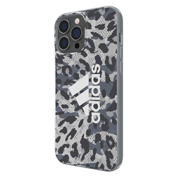 Adidas Leopard dėklas iPhone 13/13 Pro – pilkas