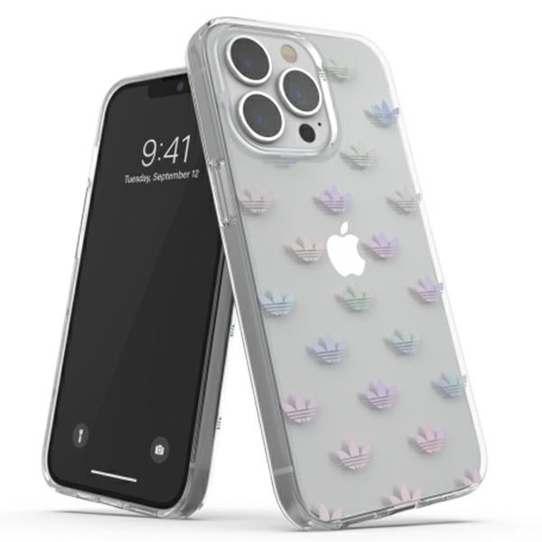 Adidas skaidrus dėklas iPhone 13/13 Pro – margas