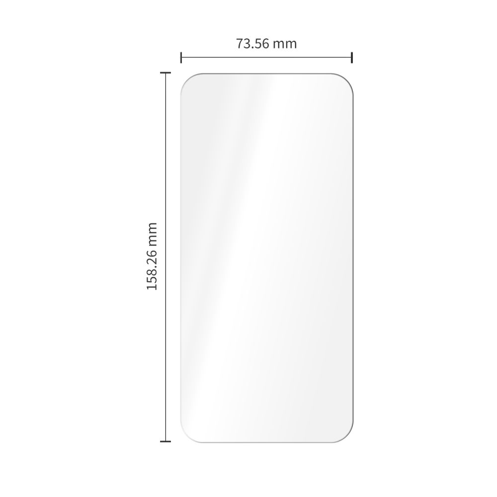 Apsauginis stiklas Tech-Protect Glass Fit+ Galaxy S26 FE, 2 vnt., skaidrus
