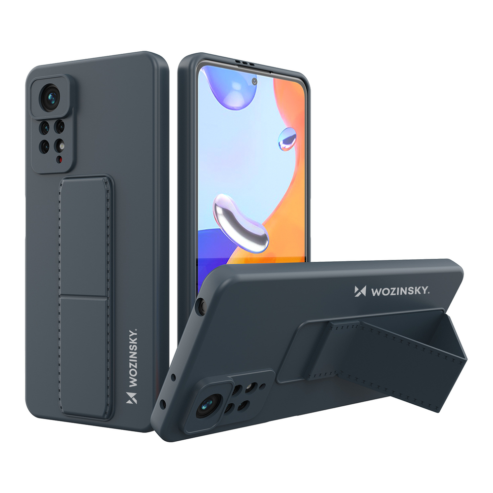 Wozinsky Kickstand dėklas Redmi Note 11 Pro – mėlynas