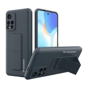 Wozinsky Kickstand dėklas Xiaomi Redmi 10 – tamsiai mėlynas