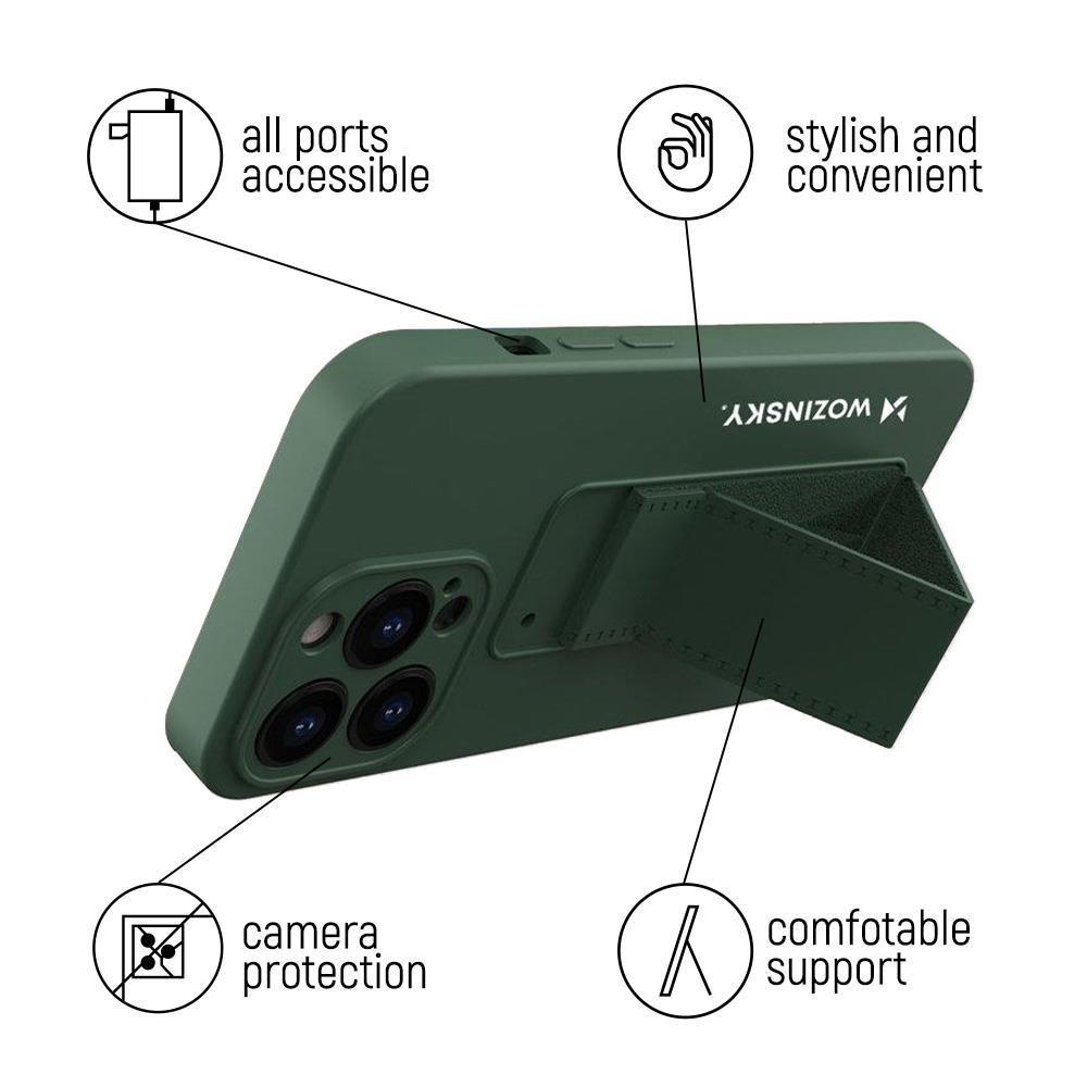 Wozinsky Kickstand dėklas Xiaomi Redmi 10 – tamsiai mėlynas