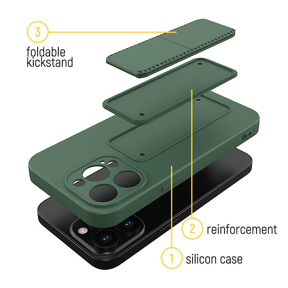 Wozinsky Kickstand dėklas Xiaomi Redmi 10 – tamsiai mėlynas