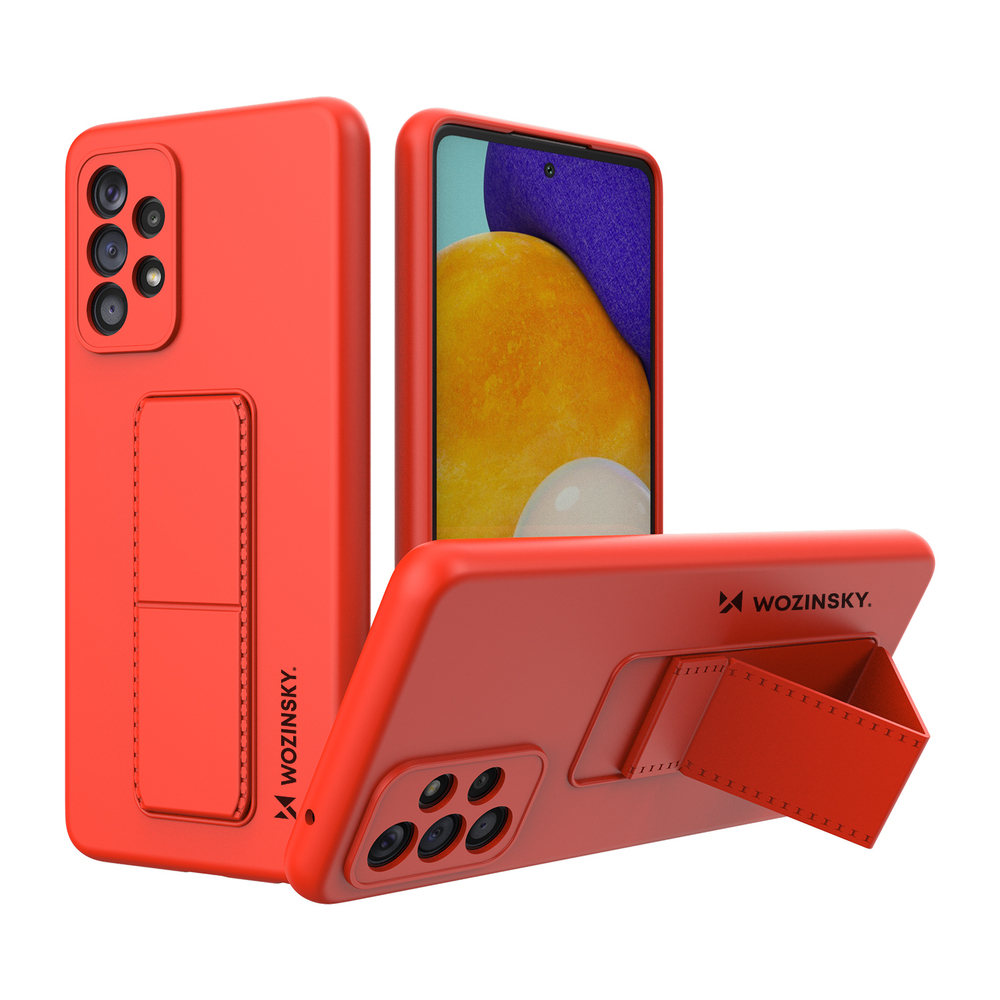 Wozinsky Kickstand dėklas Samsung Galaxy A73 – raudonas