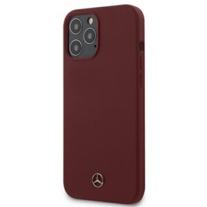 Mercedes-Benz silikoninis dėklas iPhone 12 Pro Max – raudonas