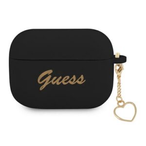 Guess silikoninis dėklas AirPods Pro – juodas