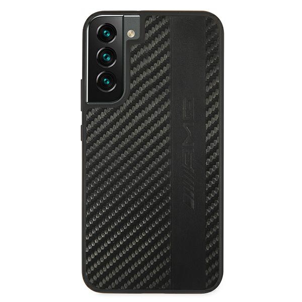 Mercedes-AMG anglies dėklas Samsung S22+ – juodas