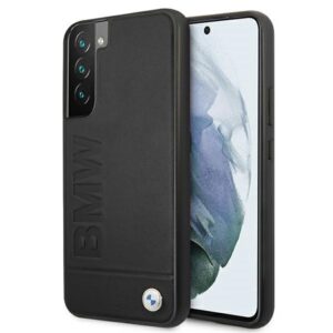 BMW Signature dėklas Samsung Galaxy S22+ – juodas