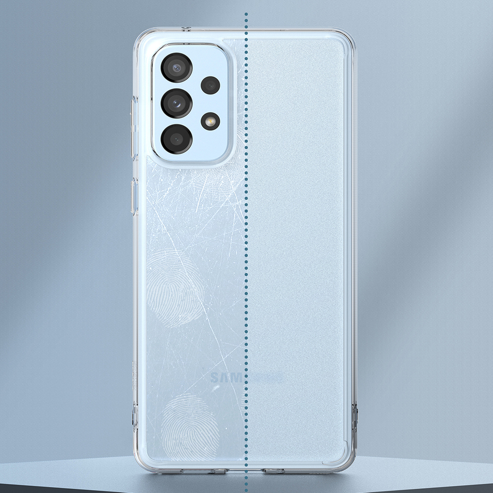 Ringke Fusion Matte dėklas Samsung Galaxy A73 – skaidrus