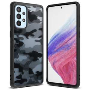 Ringke Fusion Matte dėklas Samsung Galaxy A73 – juodas
