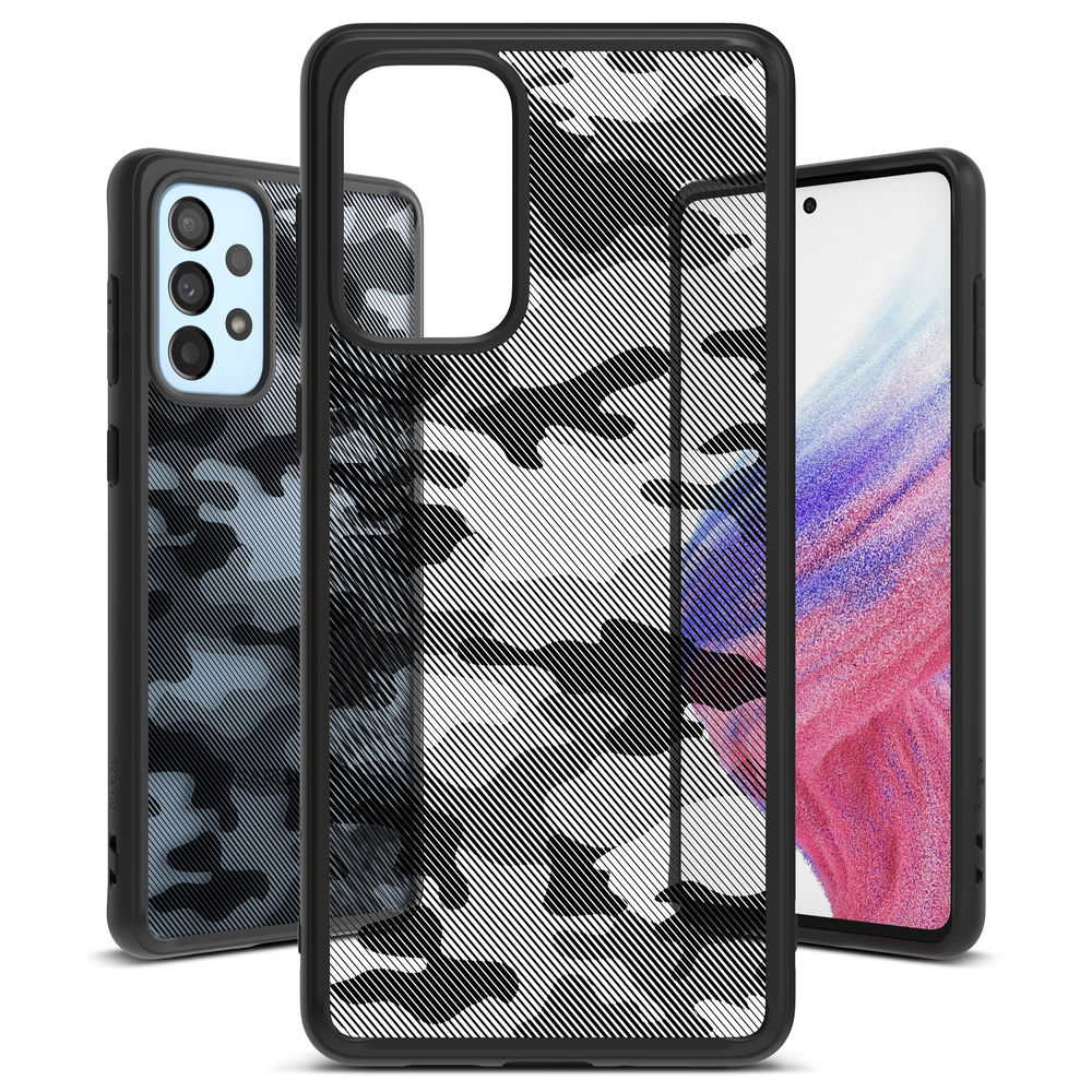 Ringke Fusion Matte dėklas Samsung Galaxy A73 – juodas