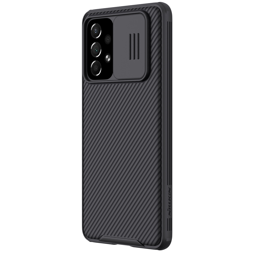 Nillkin CamShield Pro dėklas Samsung Galaxy A73 – juodas