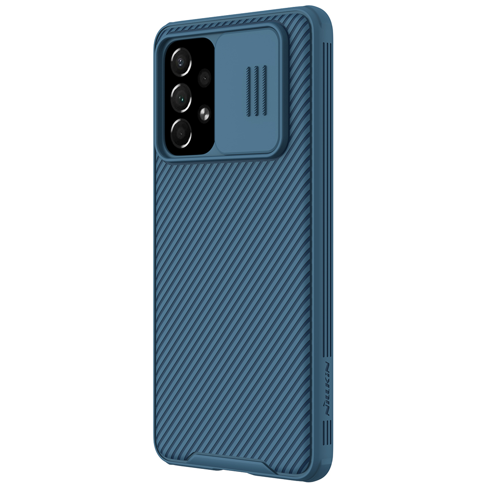 Nillkin CamShield Pro dėklas Galaxy A73 – mėlynas