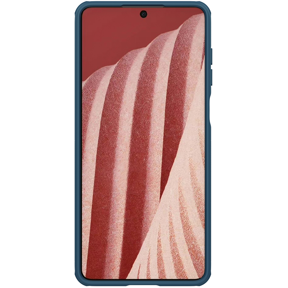 Nillkin Super Frosted Shield Pro dėklas Samsung Galaxy A73 – mėlynas