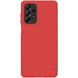 Nillkin Super Frosted Shield Pro dėklas Galaxy A73 – raudonas