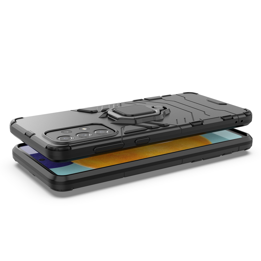 Ring Armor tvirtas dėklas Samsung Galaxy A73 – juodas