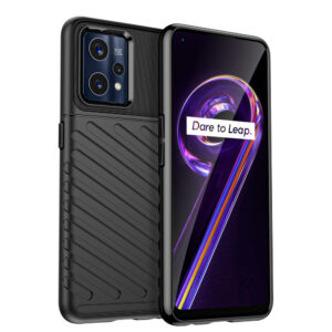 Thunder Case TPU dėklas Realme 9 Pro+ – juodas