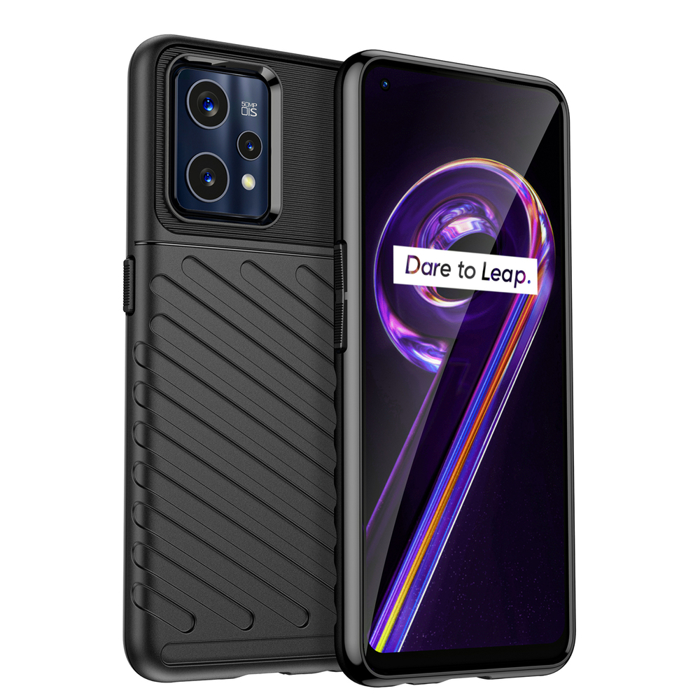 Thunder Case TPU dėklas Realme 9 Pro+ – juodas