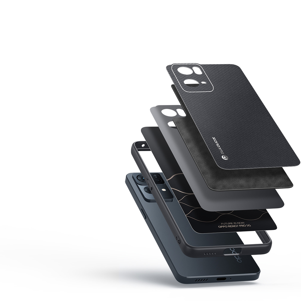 Dux Ducis Fino dėklas Oppo Reno7 Pro 5G – juodas