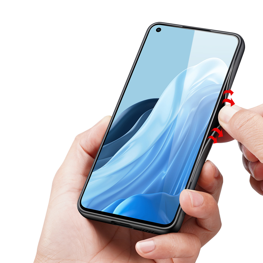 Dux Ducis Fino dėklas Oppo Reno7 Pro 5G – juodas