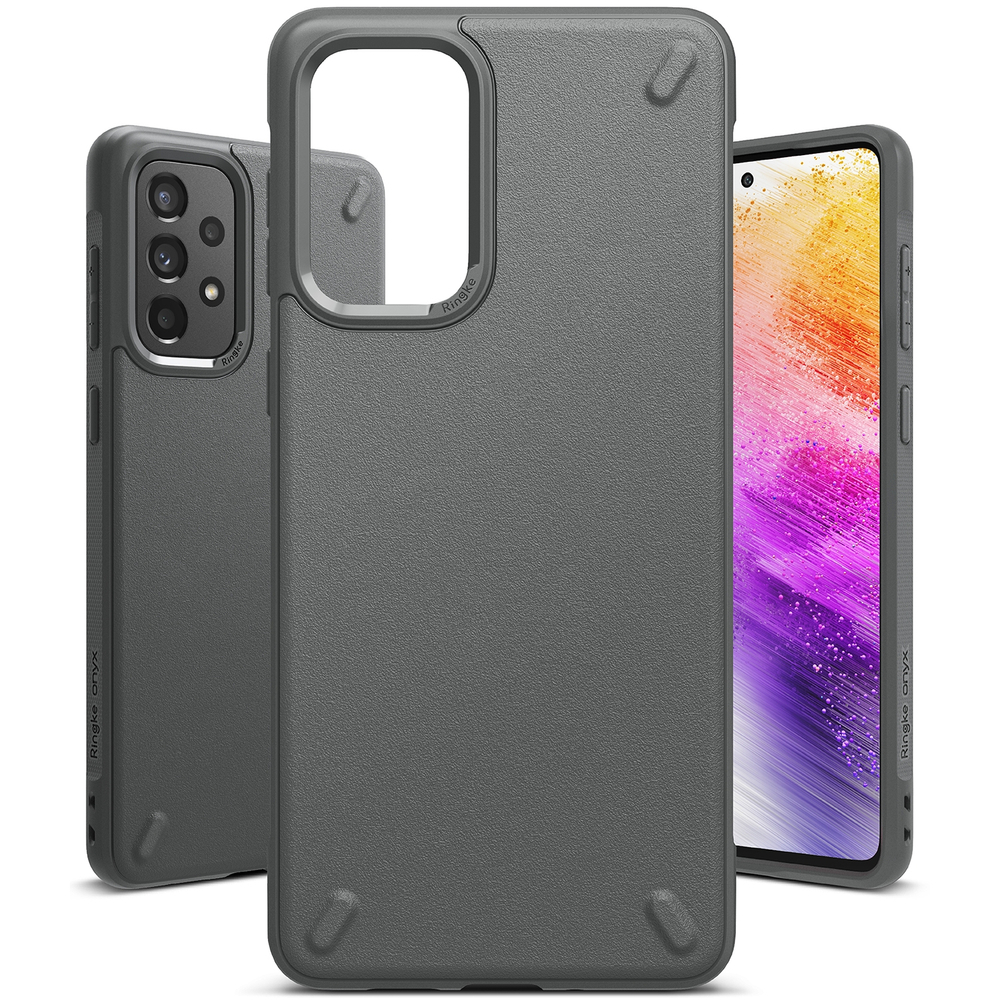 Ringke Onyx TPU dėklas Samsung Galaxy A73 – pilkas