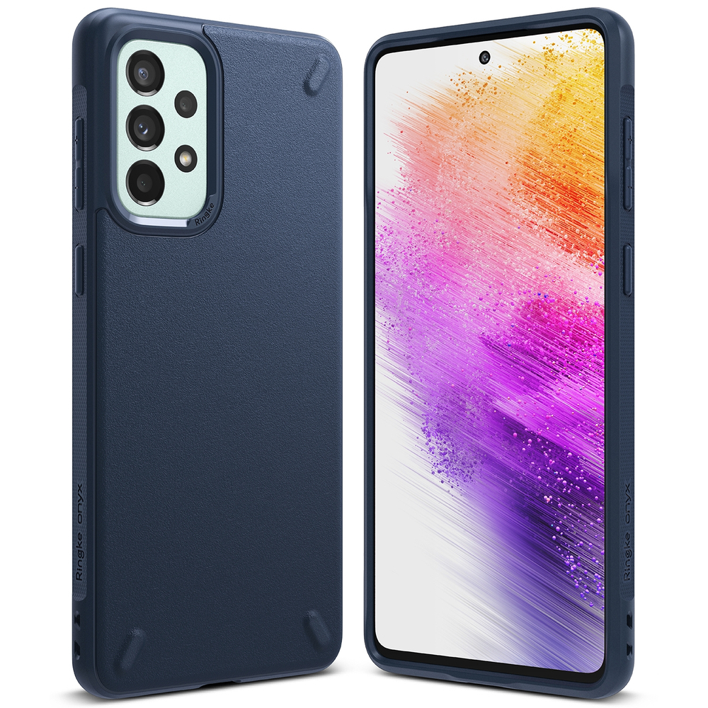 Ringke Onyx apsauginis dėklas Galaxy A73 – tamsiai mėlynas