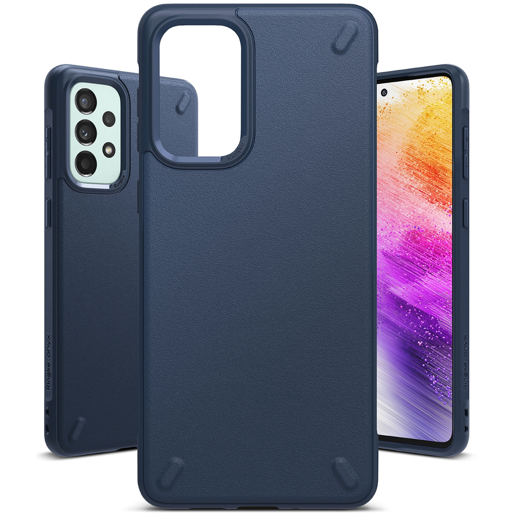 Ringke Onyx apsauginis dėklas Galaxy A73 – tamsiai mėlynas