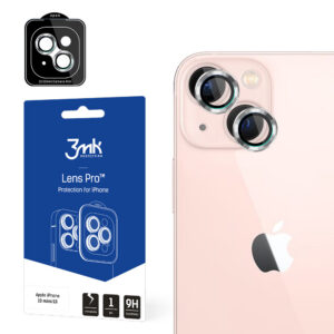 Kameros stiklas skirtas iPhone 13 mini 9H 3mk Lens Protection Pro serijos objektyvui - sidabrinis