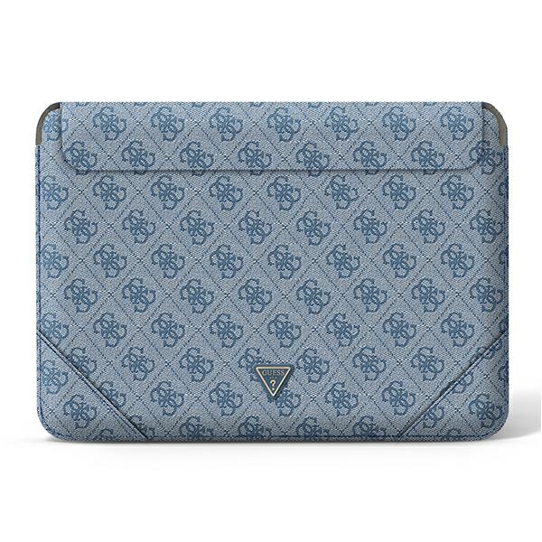 Guess 4G Uptown Triangle Logo dėklas 13-14" nešiojamajam kompiuteriui - mėlynas