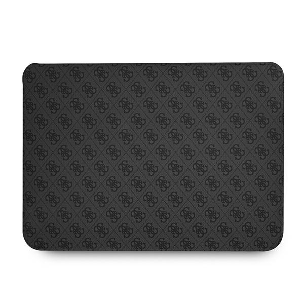 Guess 4G Uptown Triangle Logo dėklas 13-14" nešiojamajam kompiuteriui – juodas