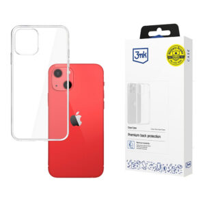 Silikono dėklas iPhone 13 iš 3mk Clear Case serijos - skaidrus