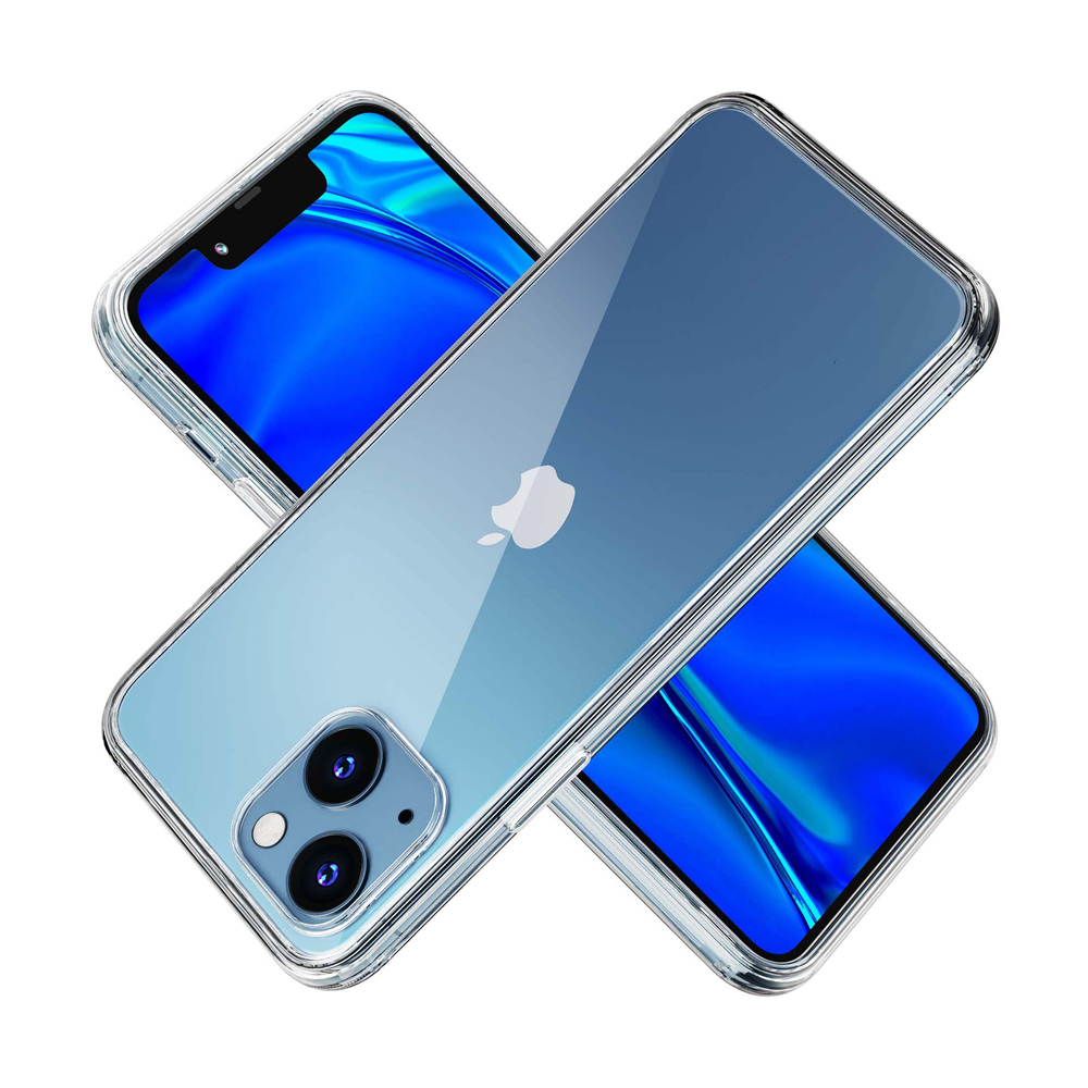 Silikono dėklas iPhone 13 iš 3mk Clear Case serijos - skaidrus