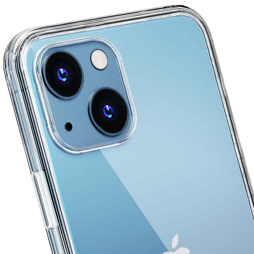 Silikono dėklas iPhone 13 iš 3mk Clear Case serijos - skaidrus
