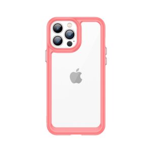 Outer Space Case dėklas iPhone 12 Pro Max – raudonas