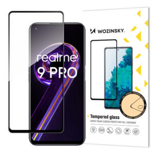 Wozinsky grūdintas stiklas Realme 9 Pro – juodas