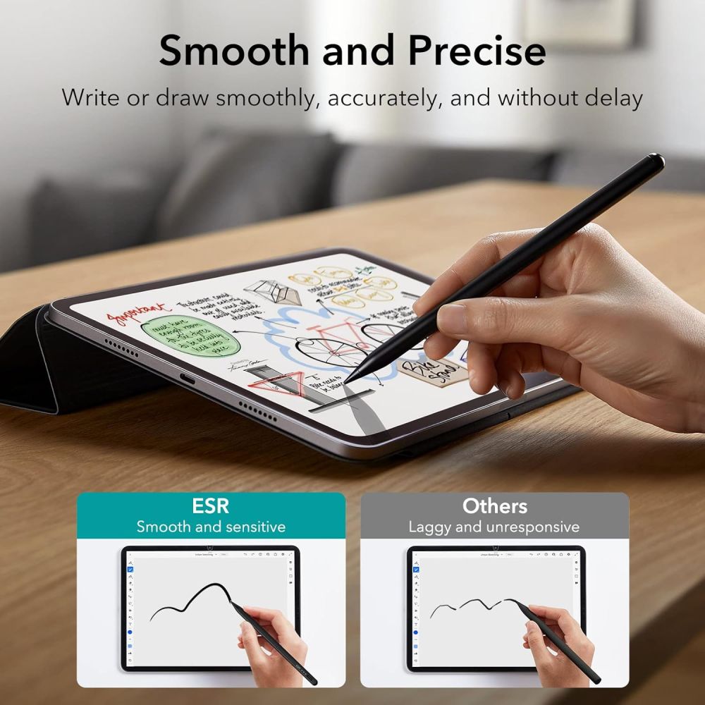 Skaitmeninis rašiklis ESR Digital+ Magnetic iPad Juodas