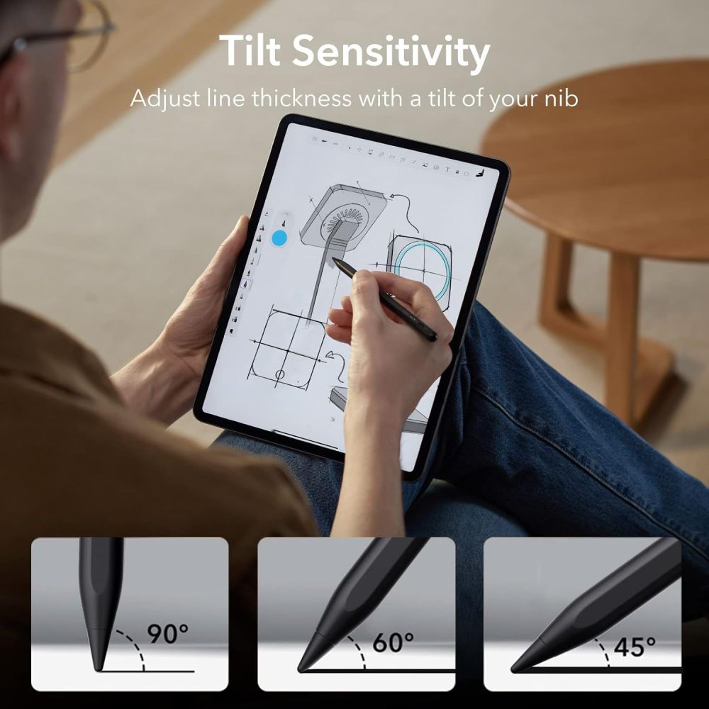 Skaitmeninis rašiklis ESR Digital+ Magnetic iPad Juodas