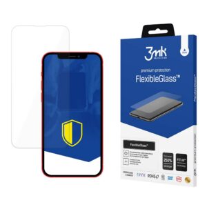 Grūdintas stiklas skirtas iPhone 13 Pro / iPhone 13 hibridiniam flexi 7H iš 3mk FlexibleGlass serijos