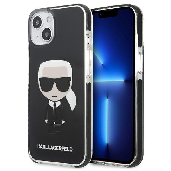 Karl Lagerfeld Ikonik Karl dėklas iPhone 13 mini – juodas
