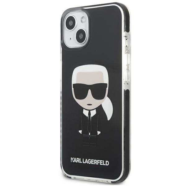 Karl Lagerfeld Ikonik Karl dėklas iPhone 13 mini – juodas