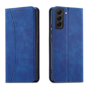 Magnet Fancy Case dėklas Samsung Galaxy S22+ – mėlynas