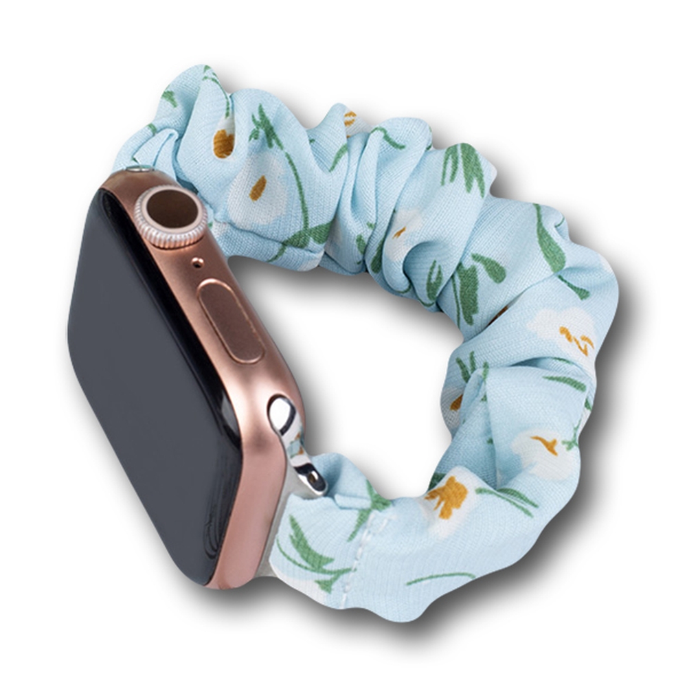 Audinė Apple Watch apyrankė 42/44/45mm dirželis elastinė juosta – mėlyna