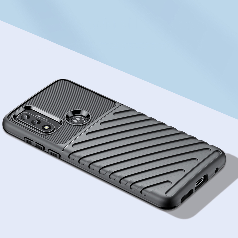 Thunder Case lankstus armored dangtelis Motorola Moto G Play 2022 juodas