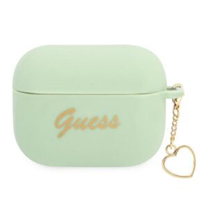 Guess silikoninis dėklas AirPods Pro – žalias