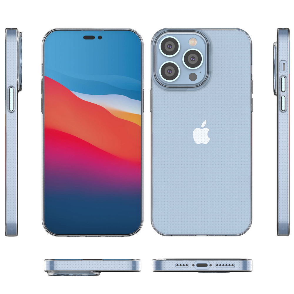 Skaidrus TPU dėklas iPhone 14 Pro Max – 0,5 mm